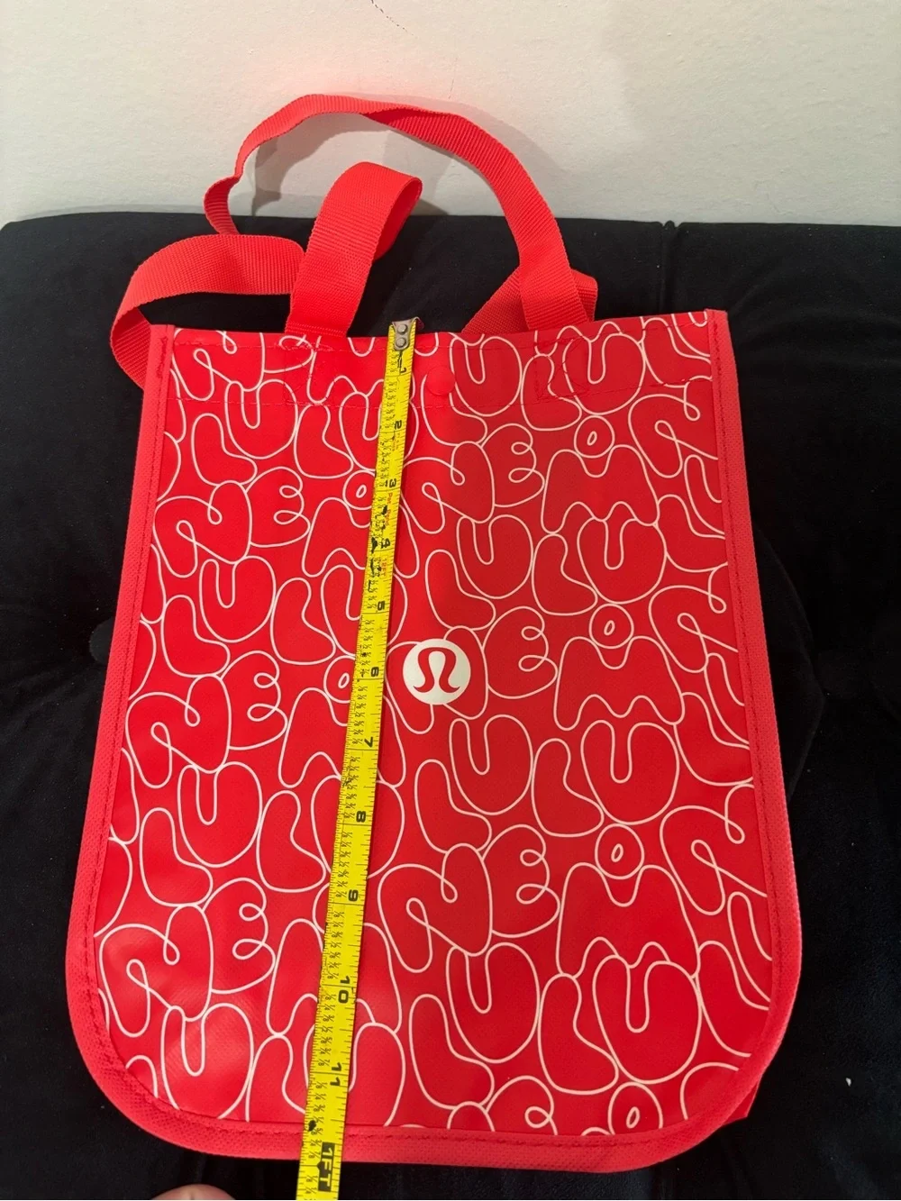 lululemon athletica Red Logo Tote Bag
